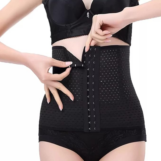 COURTIT'S Seamless Tummy Control Belt for Women – High Waist Shapewear with Hook Closure (Free Size, Black & Skin)