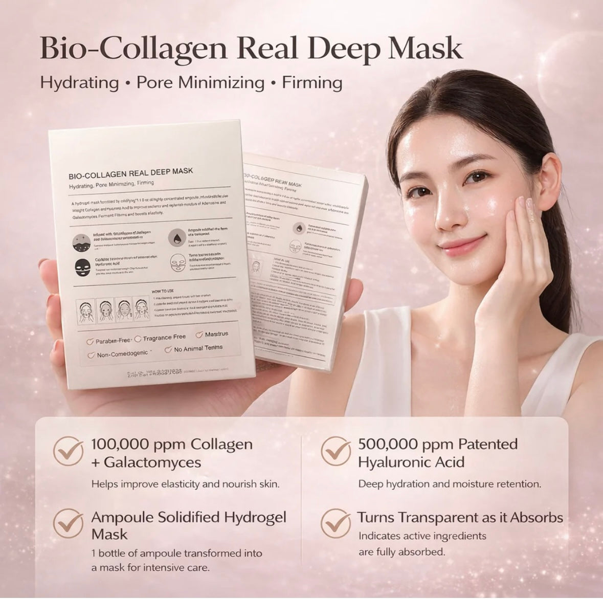 Bio-collagen Face Mask (Pack of 3)
