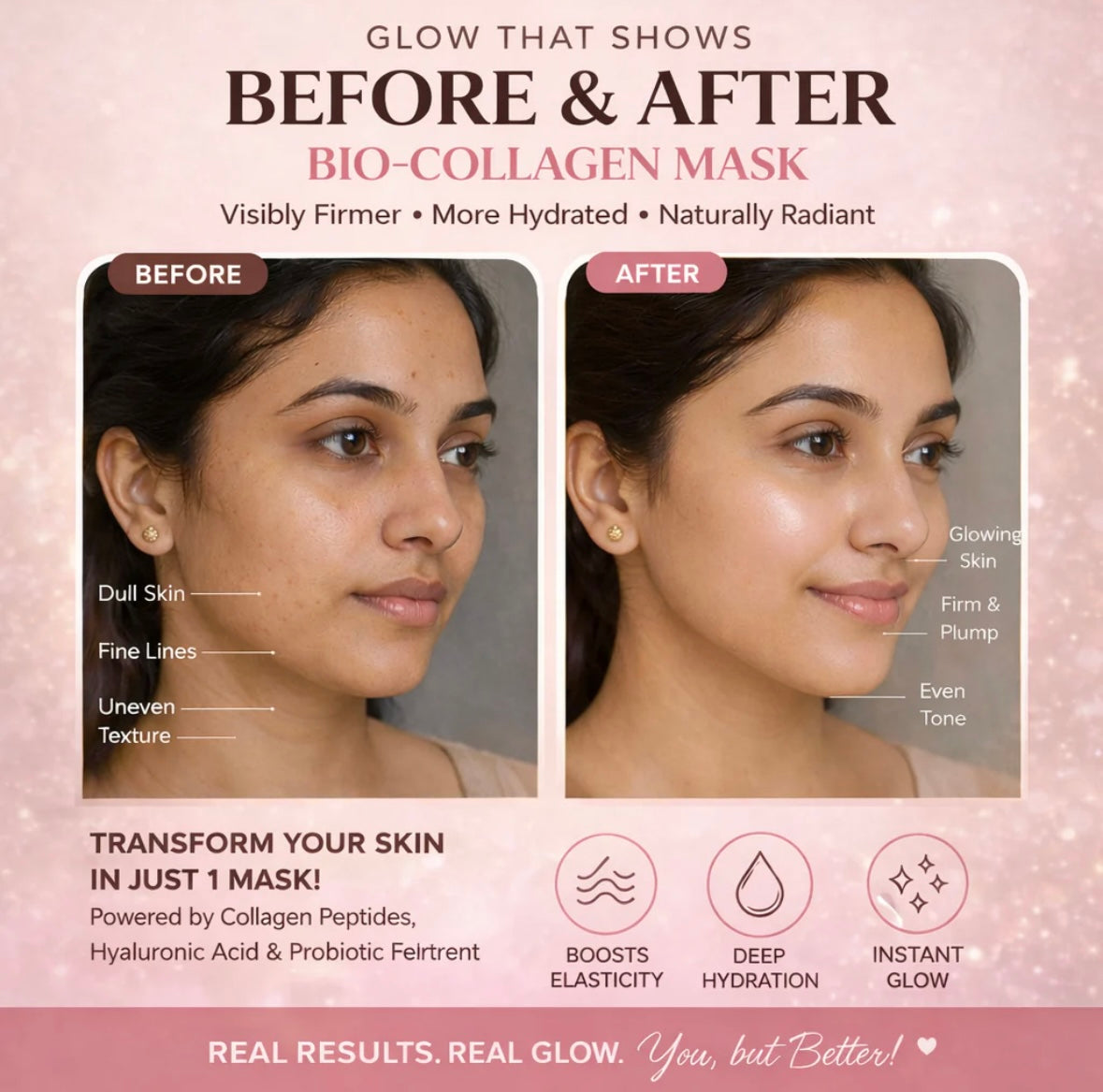 Bio-collagen Face Mask (Pack of 3)